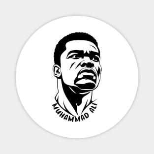 Ali black and white new Magnet